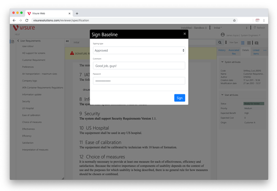 Visure-Reviewer-Baselines
