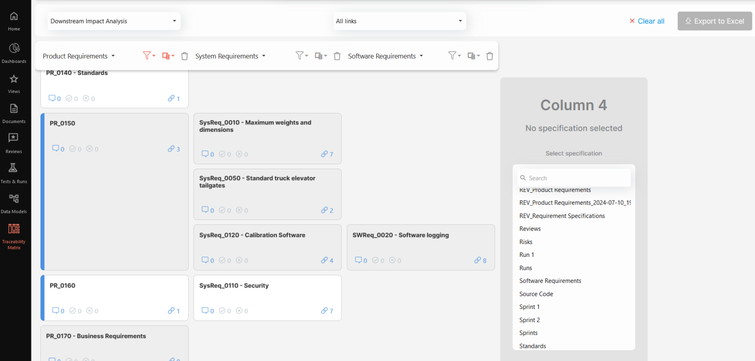 O que é a Matriz de Rastreabilidade de Requisitos RTM Visure Solutions