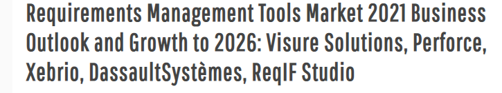 Krav Management Tools Market 2021 Forretningsutsikter og vekst til 2026