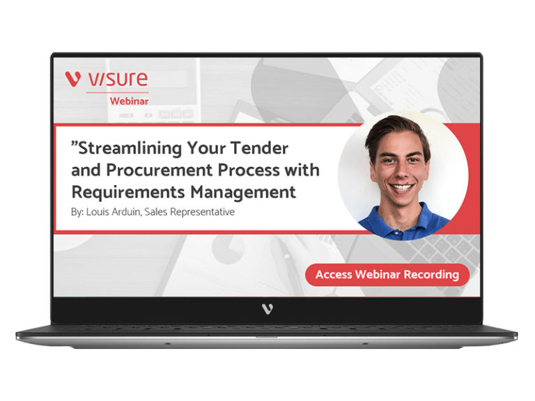 Tender Management Webinar Laptop