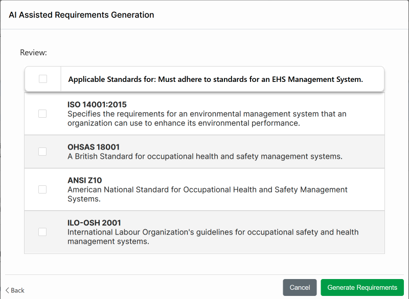 EHS Management with Visure AI