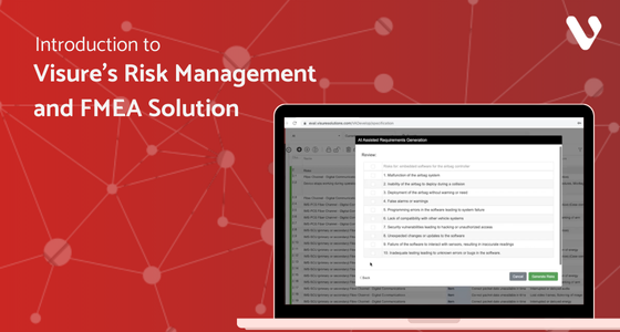 Visure Risk Management FMEA Solution