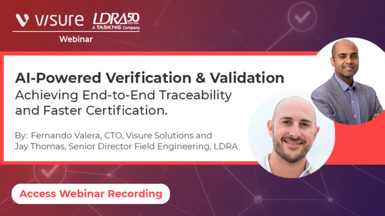 LDRA Visure Webinar Replay