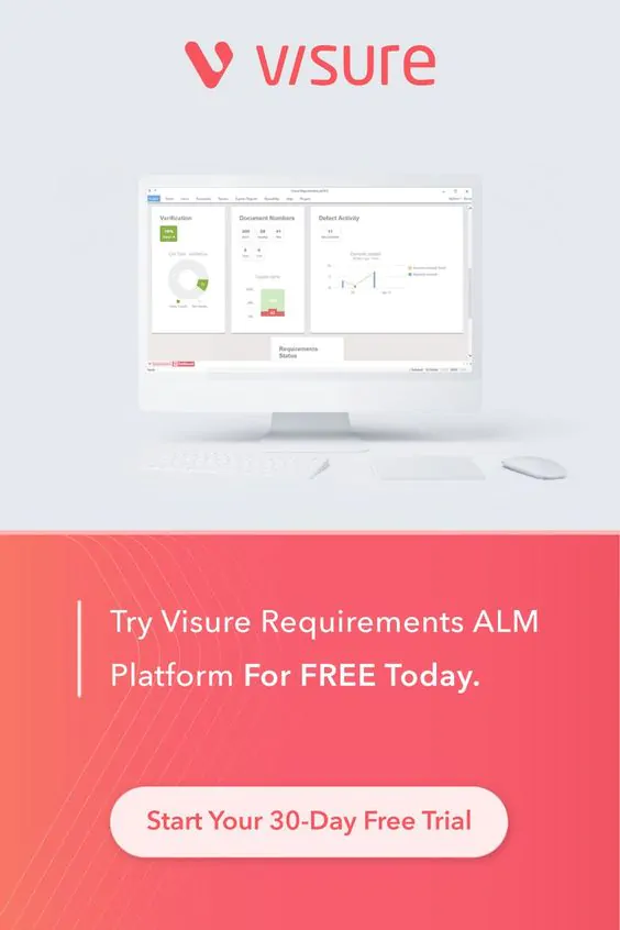 try visure requirements alm platform
